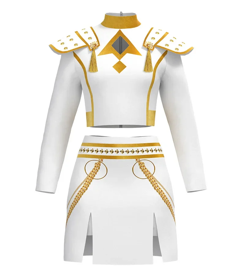 Zoey Rumi Mira Cosplay Costume Girl Group Stage Performance Costume Kpop Demon Hunters Uniform Women Mini Dress Uniform