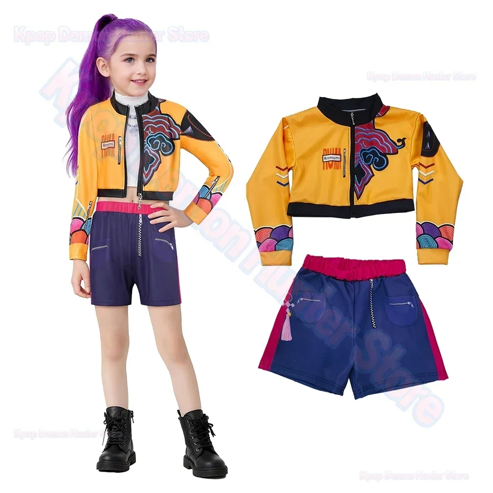 New Zoey Cosplay Girl Group Rumi Kids Costume Mira Outfit Favorite Stage Performance Clothes Halloween Animated Movie Dress Up - Image 2