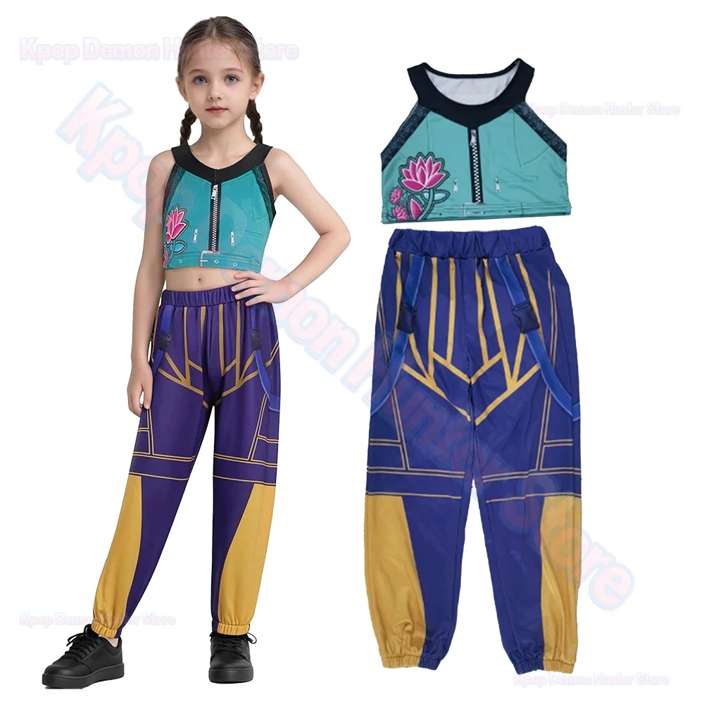 New Zoey Cosplay Girl Group Rumi Kids Costume Mira Outfit Favorite Stage Performance Clothes Halloween Animated Movie Dress Up - Image 4