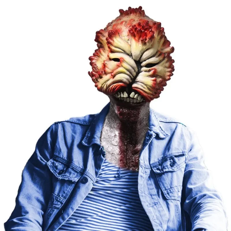 Horror Filmspel De Laatste Van Ons Latex Masker Cosplay Zombies Clickers Full Face Helm Halloween Maskerade Party Kostuum Prop - Image 3