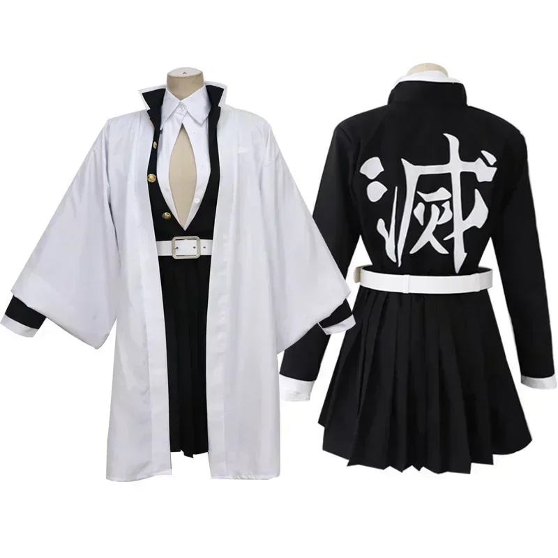 2025 Halloween Anime Oke Roji Mitsuri Cosplay Kimetsu No Yaiba Kostuum Kimono Uniforme Roji Mitsuri Pruik Halloween Kleding - Image 2