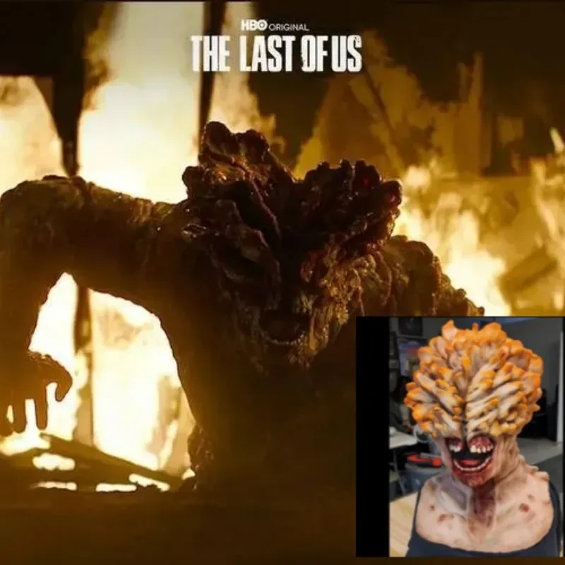 Horror Filmspel De Laatste Van Ons Latex Masker Cosplay Zombies Clickers Full Face Helm Halloween Maskerade Party Kostuum Prop - Image 2