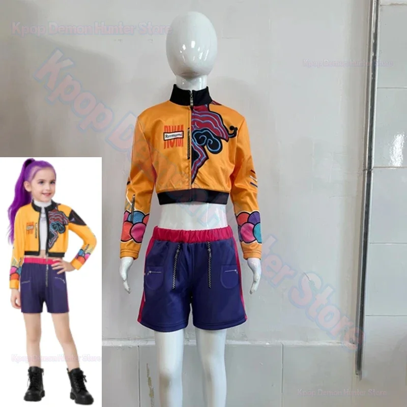 New Zoey Cosplay Girl Group Rumi Kids Costume Mira Outfit Favorite Stage Performance Clothes Halloween Animated Movie Dress Up